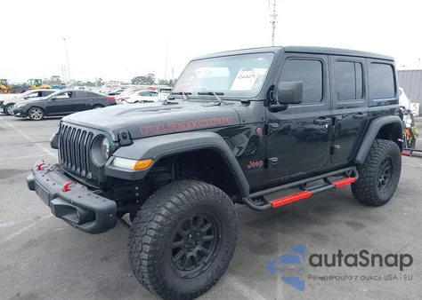 2020 Jeep Wrangler Unlimited Rubicon 4X4 z USA, uszkodzony, nr VIN 1C4HJXFG0LW105930